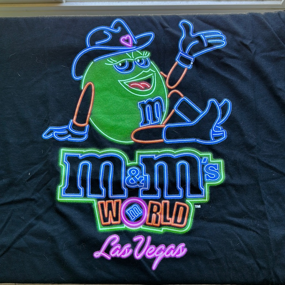 M&M Las Vegas glow in the dark top